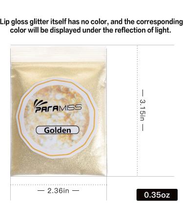 Paramiss Holographic Glitter Makeup Set - 4 Colors (Gold Silver Blue Pink) - 10g for Nails Lip Gloss & Eyeshadow | International Shipping Available - Buy Online on GoSupps.com