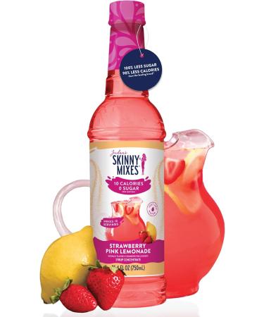 Jordan's Skinny Sirops | Faible teneur en calories | 0 sucre | Concentr de sirop de limonade la fraise 750 ml - Buy Online on GoSupps.com