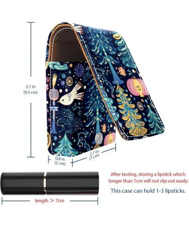 Travel Lipstick Organizer Case | Portable Makeup Bag with Mirror | Candy Cartoon Design | International Shipping Available - Buy Online on GoSupps.com
