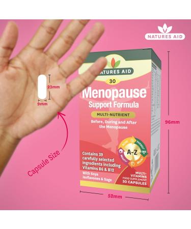 Menopause Support Formula - 30 Caps for Relief & Well-Being | International Shipping Available - Buy Online on GoSupps.com