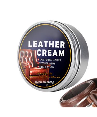 szaluyk Leather Care Cream Natural Conditioner 80g Softening and Waterproof Restorative Solution Protective Treatment Gentle Non-Darkening Formula | Versatile Clothing Furniture