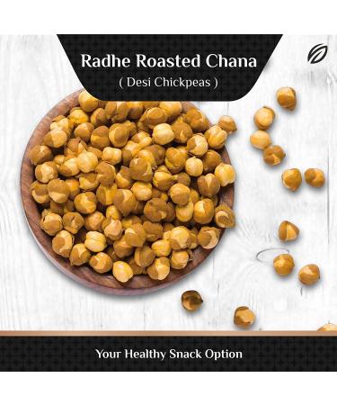 SHREGO Radhe Roasted Chana Bhuna Chana (Desi Chickpeas) 360G (2X180G) - Buy Online on GoSupps.com