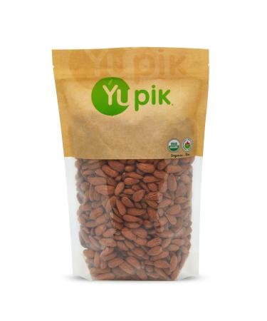 Yupik Organic Raw European Almonds 1Kg 6 Count Non-Gmo Vegan Gluten-Free Good Source Of Protein Fiber Iron & Calcium Low In Carb 6 kg