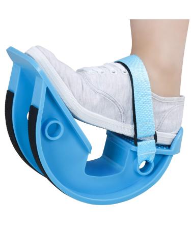 REAQER Foot Rocker with Fixing Strap, Calf Stretcher, Used for Plantar Fasciitis, Achilles Tendinitis, Calf and Hamstring Pain, Stretching Leg Muscles, Suitable for Physical Therapy(Blue)
