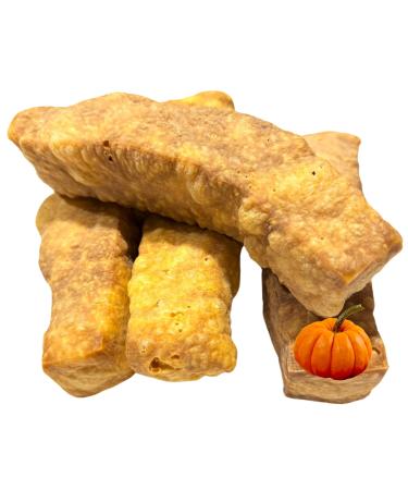 Himalayan Yak Puff Bars (1 LB Bag) - Yak Cheese Dog Chews - Natural Microwaved Crunchy Puff Treats - Protein Rich Yak Milk Puffy Treats - Dog Chew Treat All Natural (Large Pumpkin) Pumpkin 89.6 g (Pack of 5)