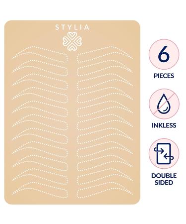 6 Piece Inkless Double Sided Microblading Practice Skin Set - Silicone Eyebrow Tattoo Supplies for Permanent Makeup Practice - Buy Online on GoSupps.com