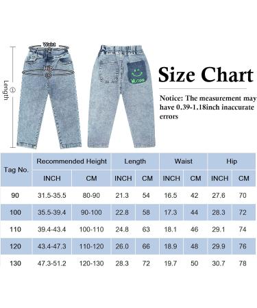 SEAUR Baby Boys Blue Ripped Jeans | Elastic Waistband Denim Pants 18-24 Months - Buy Online on GoSupps.com