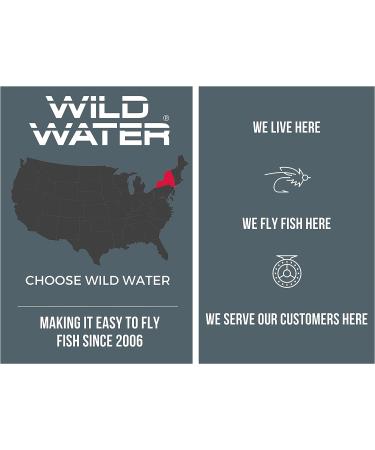 Wild Water Fly Fishing 9 Foot, 4-Piece, 3/4 Weight Fly Rod Complete Fly  Fishing Rod and Reel Combo Starter Package