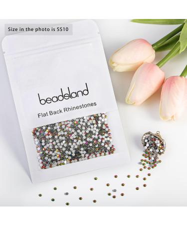 Beadsland 1440 Flat Back Rhinestones - Rainbow Nail Crystals (SS10 2.7-2.8mm) for Nails - Sparkle & Shine! - Buy Online on GoSupps.com