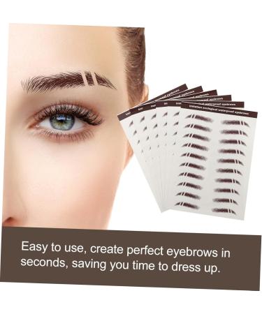 FOMIYES 12 Pcs Eyebrow Stickers Water Proof Stickers 6d Eyebrow Transfers Sticker Imitation Eyebrow Sticker - Buy Online on GoSupps.com