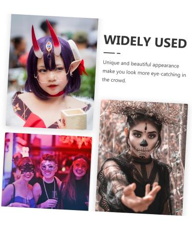 GAROZATION 1 Pair DIY Croissant Hair Accessories Plastic Sheep Horns Plastic Horns for DIY Headband Costume DIY Horns Costume Props Cosplay Party Supplies Props for Halloween Party - Buy Online on GoSupps.com