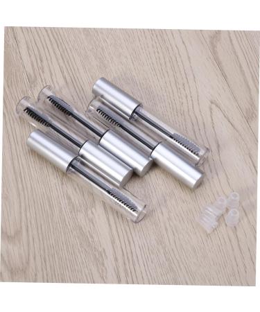 TOVINANNA 5pcs Empty Tube Clear Mascara for Eyelashes Empty Mascara Tube and Wand Clear Lash Mascara Silver 1 g (Pack of 1) Silver - Buy Online on GoSupps.com