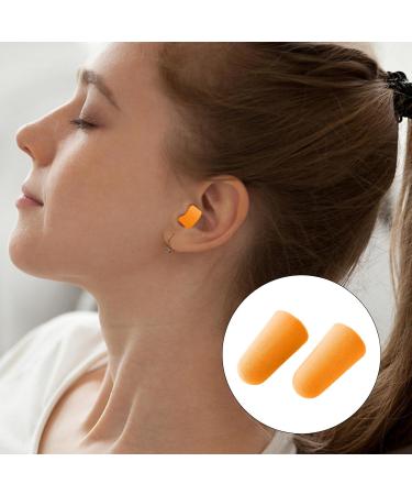 Buy Foam Ear Plugs for Noise Reduction | Super Soft Reusable Silicone Ear Plugs for Sleeping | Orange Quiet Ear Plugs Worldwide Shipping - Buy Online on GoSupps.com