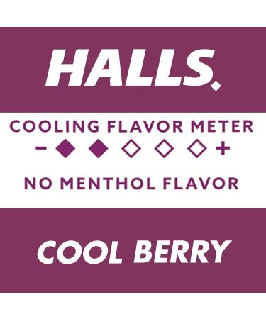 Halls Breezers Cool Berry Throat Drops - 300 Drops, 25 Count x 12 Packs - Buy Online on GoSupps.com