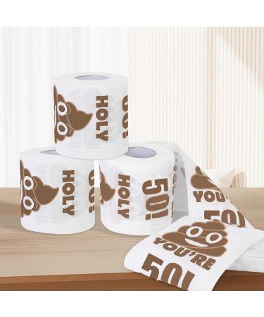 Qpout You're 50 Printed Toilet Paper Gag Gift Best Friend Birthday Gifts Novelty Toilet Paper Roll Gag Gifts Happy 50th Birthday Funny Toilet Paper for Best Prank Surprise Bathroom Decor Gifts - Buy Online on GoSupps.com