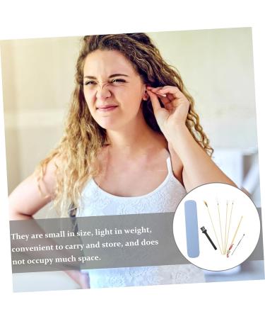 HAPINARY 1 Set Ear Picking Kit - Spiral Ear Wax Remover & Wooden Ear Pick - Professional Ear Cleaners for Household Cleaning - Buy Online on GoSupps.com