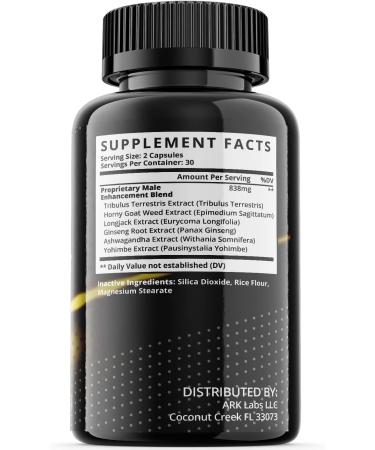 King Cobra Male Enhancement Formula - 60 Capsule by Ark Labs | Boost Stamina & Performance - Buy Online on GoSupps.com