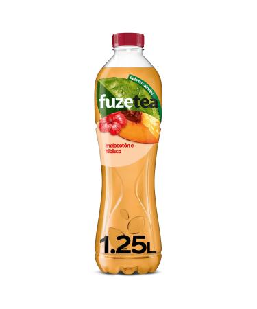 Fuze Tea P che & Hibiscus Boisson de th sans gaz bouteille de 1 25 L