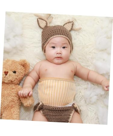Toyvian Baby Belly Band 3pcs Set | Newborn Cotton Belly Binder | Kids Belly Belt Accessories 38.5X12CM - Buy Online on GoSupps.com