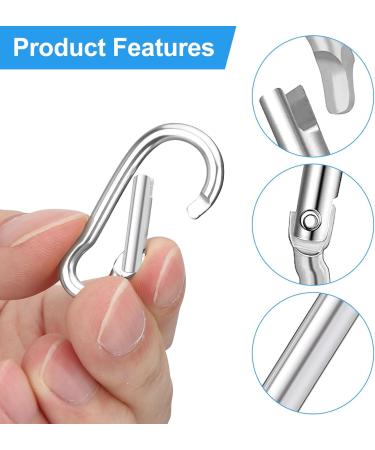 18 Pieces Mini Karabiner Keyring Set - Colorful Aluminum Clips for Outdoor Camping & Hiking - Buy Online on GoSupps.com