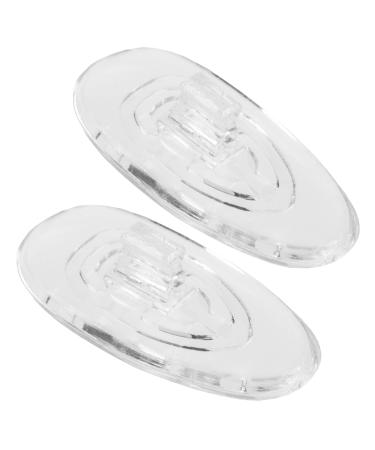 Eyeglass Nose Pads Push Fit Silicone Teardrop Pack of 2 Pairs 17mm by Sports World Vision 2 Pairs 17mm Push Fit - Buy Online on GoSupps.com
