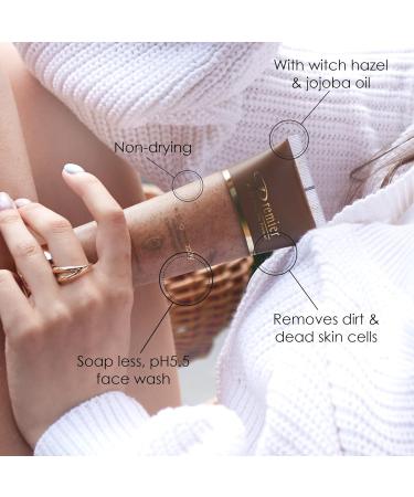 Premier Dead Sea Exfoliating Face Scrub & Wash - Classic Para-Pharmaceutical Micro Grains Witch Hazel Jojoba Oil Non-Drying Aromatherapy - 4.25 Fl Oz - Buy Online on GoSupps.com