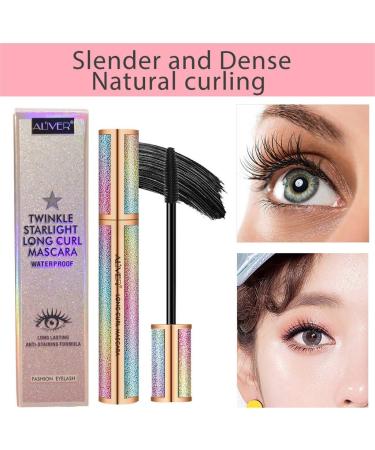 Extension Curling Eyelash Long Makeup Lashes Black Mascara Eye mascara Bright Stars around We Go 2 in 1 (Black One Size) 10 ml (Pack of 1) Black - Buy Online on GoSupps.com
