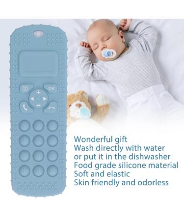 Portable Remote Control Shaped Teething Toy for Babies - Blue - Buy Online on GoSupps.com