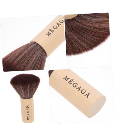 minkissy Record Cleaning Brush Face Makeup Foundation Makeup Make up Blending Highlighter Makeup Brush Face Wooden Handle Mix Miss Blush Brush - Buy Online on GoSupps.com