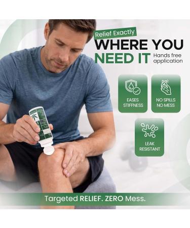 BIO-RELIEF +H Hemp Pain Relief Gel 3 oz Roll-on | 10% Menthol | Arthritis, Muscle & Joint Pain Relief - Buy Online on GoSupps.com