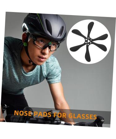 Coheali Adjustable Bicycle Glasses Nose Pads - Black Replacement Cushions for Comfort & Protection - Buy Online on GoSupps.com