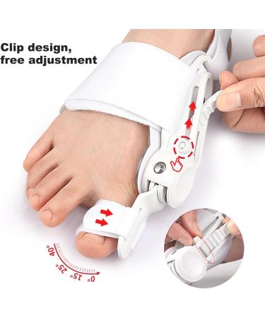 Bunion Corrector for Men & Women - Adjustable Big Toe Straightener with Silicone Pad & Anti-Slip Strap for Comfort - Effective Bunion Relief Device for Right/Left Feet - Buy Online on GoSupps.com