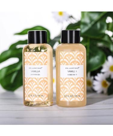 Spa Luxetique Vanilla Spa Gift Set for Women - Body Lotion, Shower Gel, Bubble Bath, Hand Cream - Bath Kit Gift Set - Buy Online on GoSupps.com