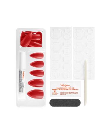 Shop Sally Hansen Salon Effects Perfect Manicure ASAP Apple - 30 Piece Press On Nails Set with Non-Damaging Adhesive Tabs Almond Shape | International Shipping Available - Buy Online on GoSupps.com