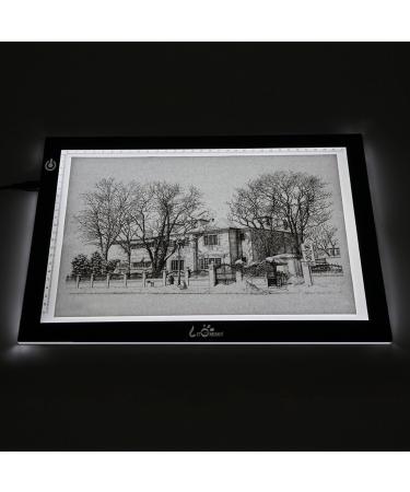 LitEnergy A4 LED Copy Board Light Tracing Box - Ultra-Thin USB Power Artcraft LED Trace Pad for Tattoo Drawing & Diamond Painting - Ideal for Streaming, Sketching, Animation - Black - Buy Online on GoSupps.com