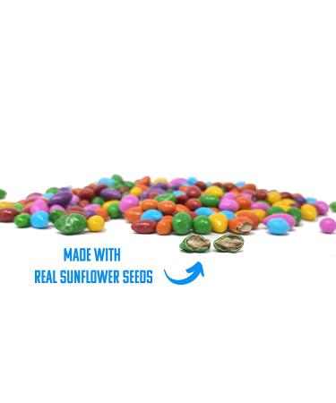 Chocolate Covered Sunflower Seeds Multicolored Candy Coated Treats - Rainbow Party Favors - Pack of 3 - Buy Online on GoSupps.com