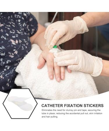 Exceart Catheter Fastening Sticker & Holder 6 Pieces for Urine Leg Bag & Catheter Fixation (3cm) | Reliable & Secure Tape - Buy Online on GoSupps.com