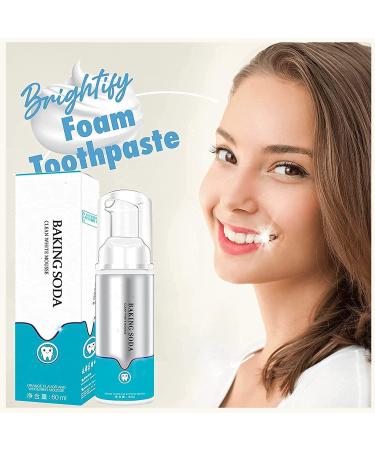 Buy Foam Toothpaste - Deep Cleaning Mousse Foam | 2PC Baking Powder Tooth Cream for Spot Removal & Healthier Teeth - Buy Online on GoSupps.com