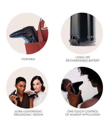 TEMPTU Air Airbrush Starter Kit | Cordless Professional At-Home Makeup | Travel-Friendly Anti-Aging Foundation | Long-Wear & Buildable | 4W Nude Shade - Buy Online on GoSupps.com