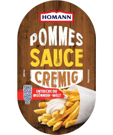 Homann Sauce cr meuse pour frites (bouteille de 450 ml) + bloc usy - Buy Online on GoSupps.com