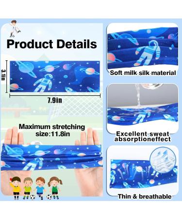 4-Pack Children's Breathable Headbands - Sporty Cartoon Style for Running Jogging Biking & Training - Buy Online on GoSupps.com
