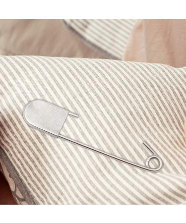 Set of 10 Giant Stainless Steel Safety Pins - Heavy Duty Laundry Tool Gadget - Buy Online on GoSupps.com