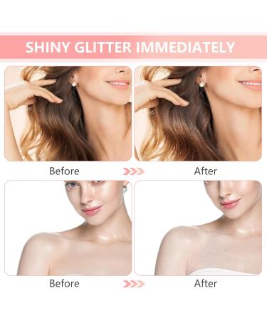 Body Glitter Spray - Quick-Drying & Long-Lasting Glitter Hairspray for Hair Body & Clothes | 76 ML (2 Pack) - Perfect for Stage Makeup & Festival Rave (Purple - Buy Online on GoSupps.com