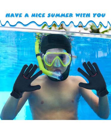 3mm Neoprene Wetsuit Hood and Gloves Set for Diving and Water Sports - Black - Buy Online on GoSupps.com