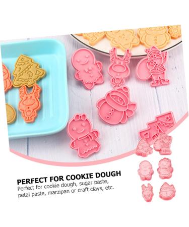 Ciieeo 6pcs Biscuit Mold Biscuits Ice Cake Mold Cake Kit Cookie Mold Push Type Baking Tools 3D - Buy Online on GoSupps.com