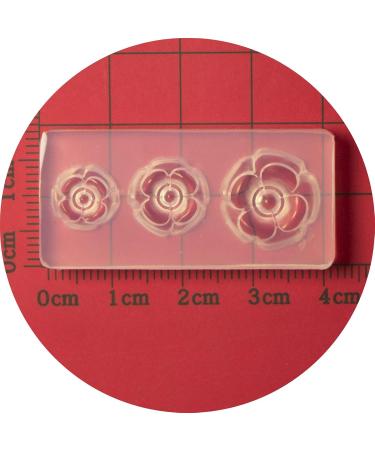 Flower Nail Art Mold 3D Silicone Carving Mould Acrylic UV Gel Nail Art Silicone Mould DIY Girl Nail Art Tool MO64 - Buy Online on GoSupps.com