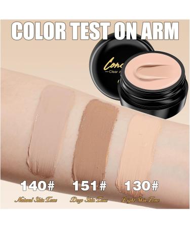 Qilnyeh Concealer Water Resistant Covers Freckles Dark Circles and Acne Scars Long Lasting Acne Concealer Flawless Foundation Makeup Dark Skin - Buy Online on GoSupps.com