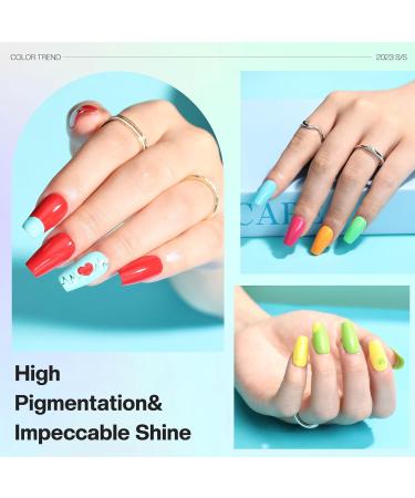 Morovan 15 Bright Color Quick Dry Nail Polish Set - 0.25oz Gift for Women | International Shipping Available - Buy Online on GoSupps.com