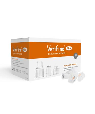 Verifine Insulin Pen Needles  Pen Needles 31G 8mm  Ultra Fine Diabetic Needles 100Pcs/Box  Compatible with Most Diabetes Pens