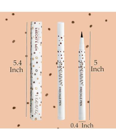 Witcrskm Freckle Pen Duo Pack - Chestnut & Dark Brown | Natural-Looking Fake Freckles Kit | Waterproof & Long-Lasting Faux Freckle Makeup - Buy Online on GoSupps.com